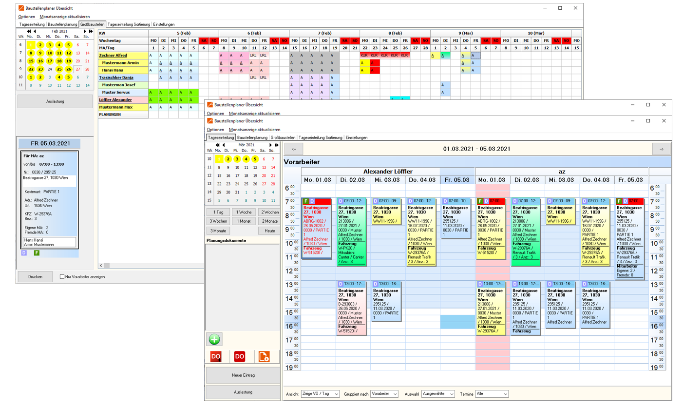 Baustellenplaner ???? Baustellenmanagement Software